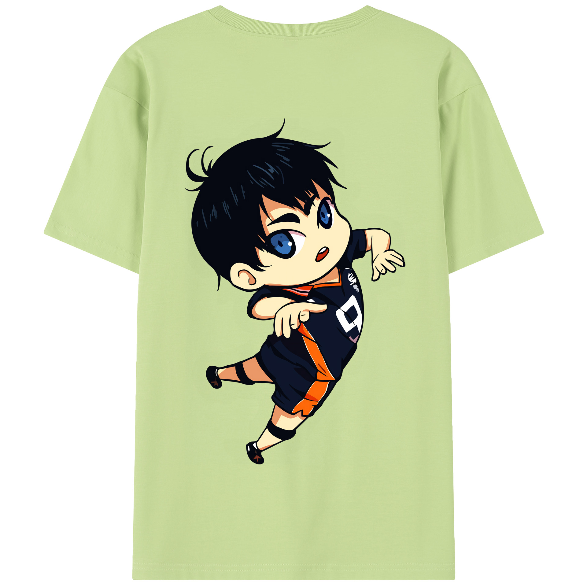 （画像用） ハイキュー!! Haikyu!! 綿100％半袖Tシャツ（背面プリント）